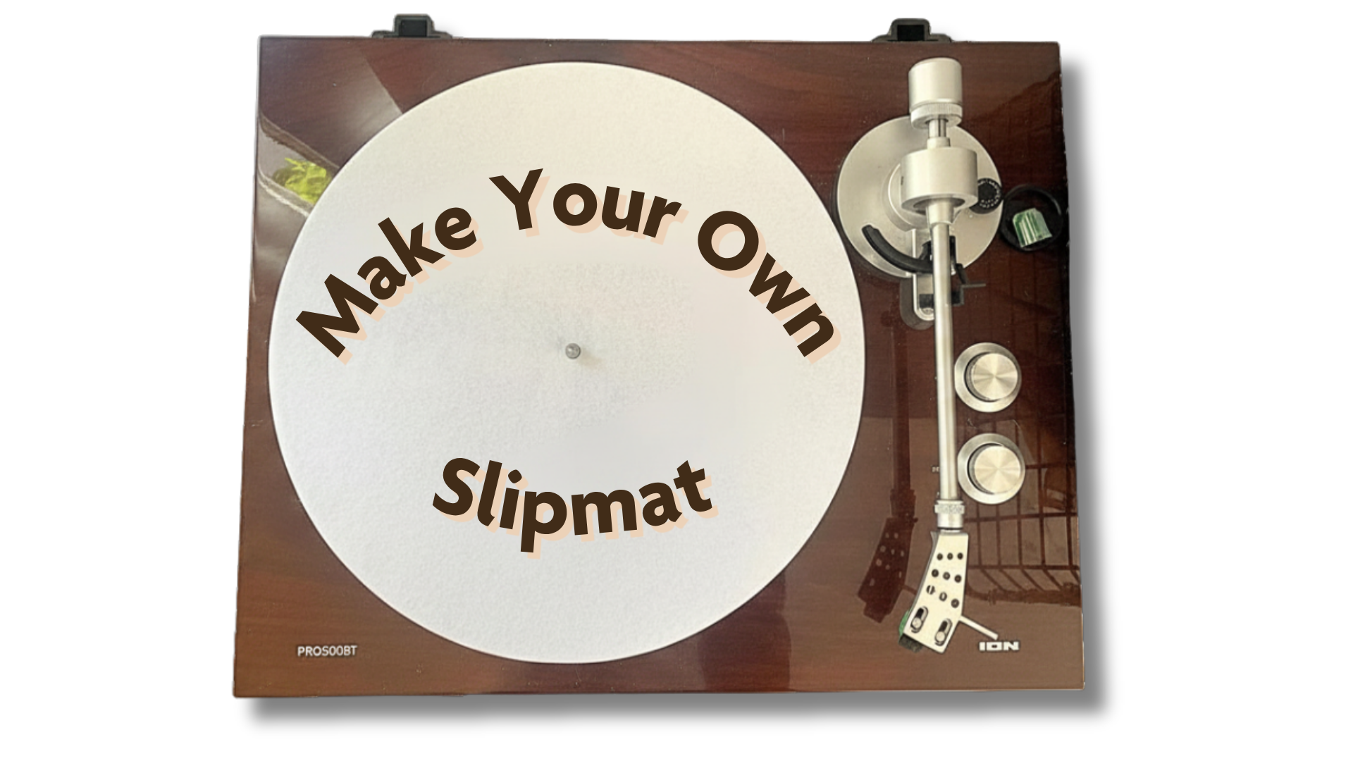 Make Your Own Custom Slipmat DJ Pad Design 16oz Felt Circle With White Glazed Bottom - Image 2